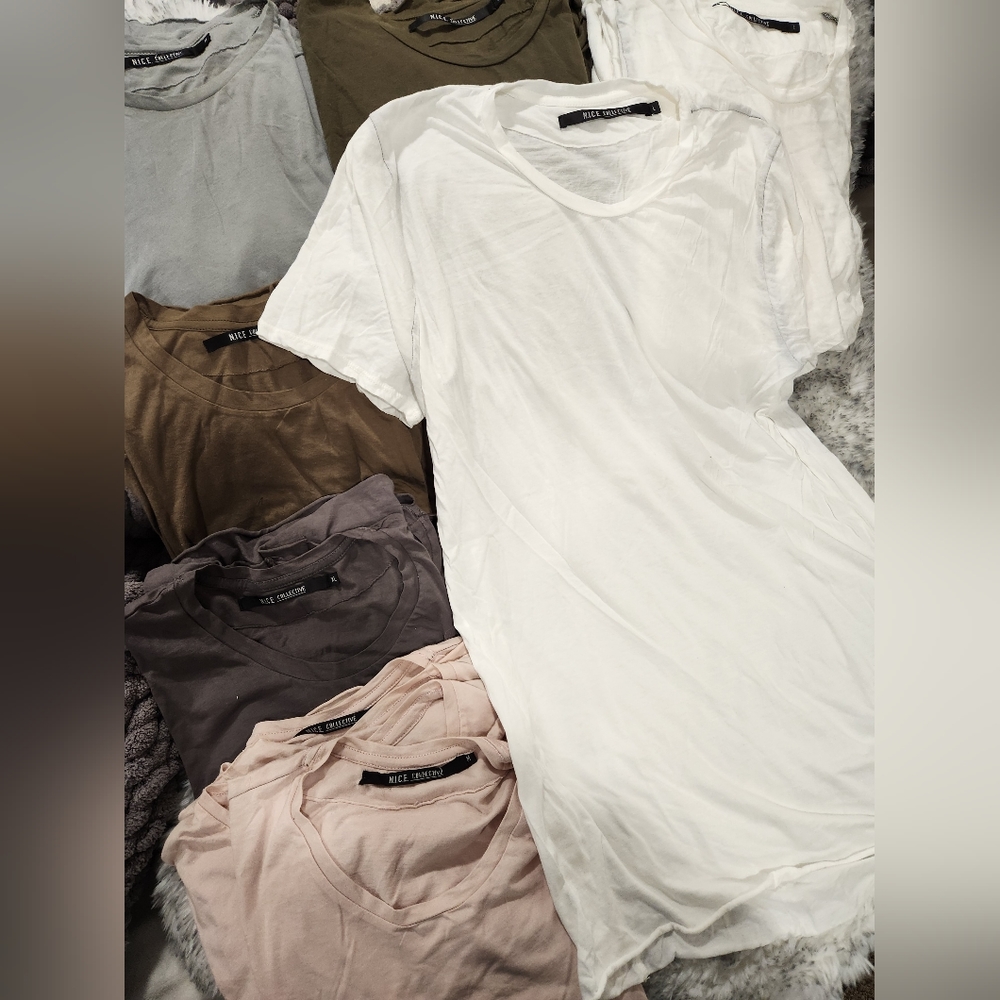 (White) Nice Collective crew t-shirt